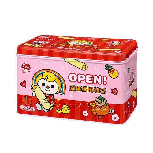 喜年來OPEN!原味蛋捲禮盒<br>240g(3支x5包)產品圖