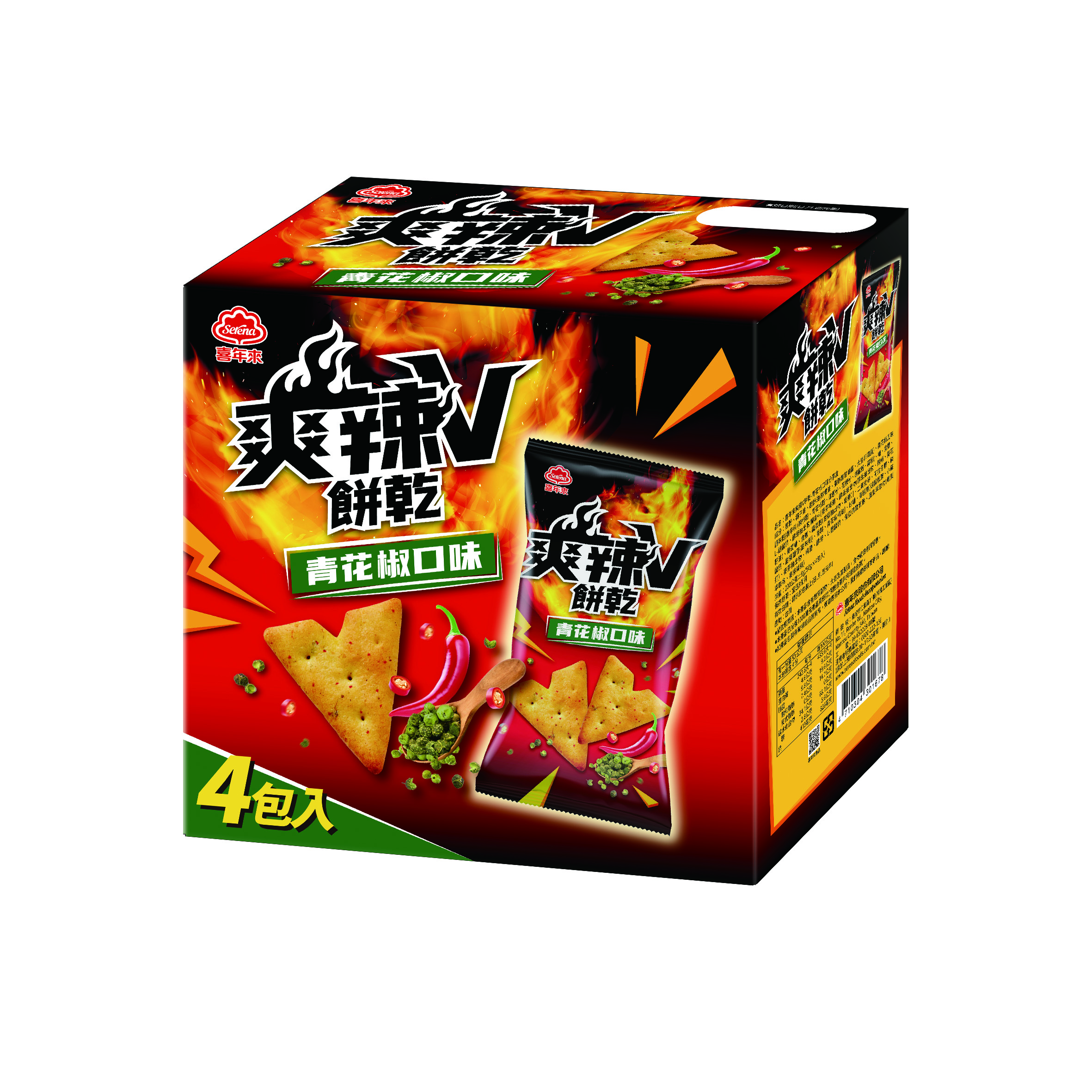 爽辣Vクラッカー 青花椒味（シェアボックス）